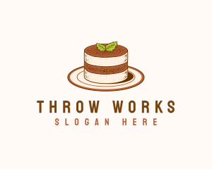 Tiramisu Pastry Cake Baking logo design