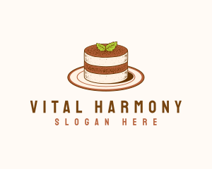 Tiramisu Pastry Cake Baking logo design