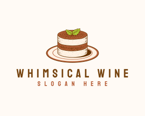 Tiramisu Pastry Cake Baking logo design