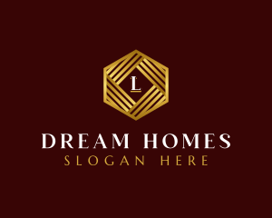 Luxury Hexagon Structure Logo