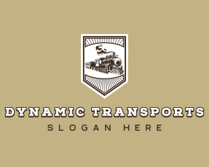 Train Railway Transportation logo design