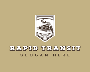 Train Railway Transportation logo design