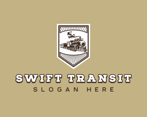 Train Railway Transportation logo design