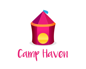 Pink Circus Tent logo