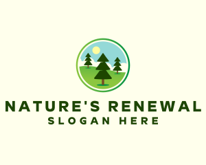 Pine Tree Wood  logo