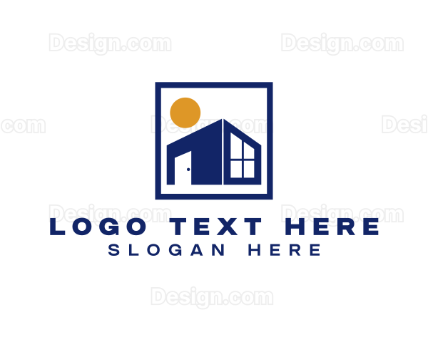 Warehouse Distribution Storage Logo