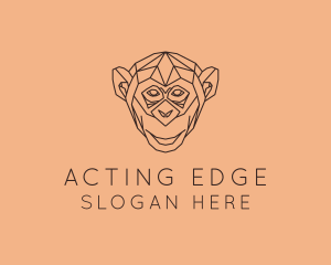 Monkey Wild Animal logo design