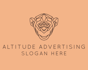 Monkey Wild Animal logo design