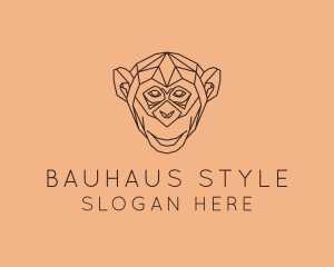 Monkey Wild Animal logo design