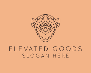 Monkey Wild Animal logo design