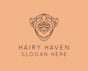 Monkey Wild Animal logo design