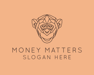 Monkey Wild Animal logo design