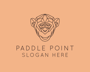 Monkey Wild Animal logo design