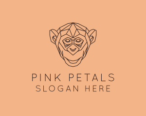 Monkey Wild Animal logo design