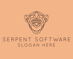 Monkey Wild Animal logo design