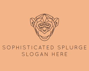 Monkey Wild Animal logo design