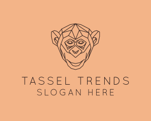 Monkey Wild Animal logo design