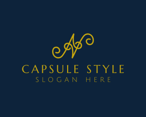 Ornate Luxury Cursive logo design