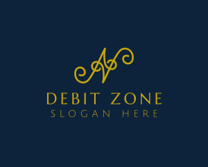 Ornate Luxury Cursive logo design