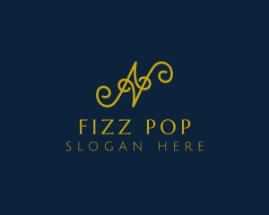 Ornate Luxury Cursive logo design