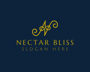 Ornate Luxury Cursive logo design