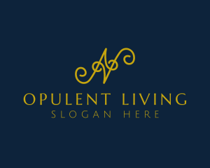 Ornate Luxury Cursive logo