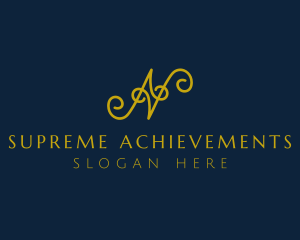 Ornate Luxury Cursive logo design