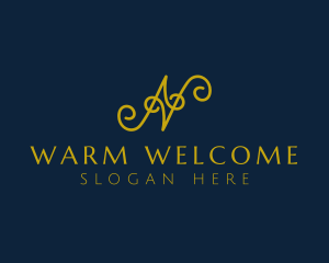 Ornate Luxury Cursive logo