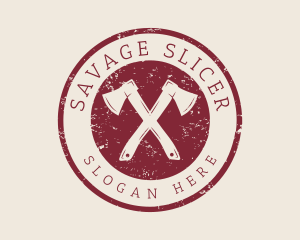 Rustic Hatchet Axe logo