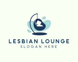 Lounge Hanging Chair logo design