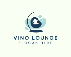 Lounge Hanging Chair logo design