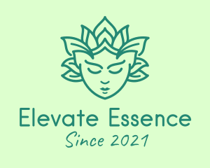 Green Nature Goddess logo