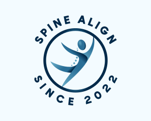 Chiropractor Spine Healthcare  logo design