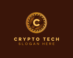 Crypto Coin Finance logo design