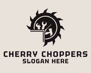 Circular Saw Blade Tools  logo design