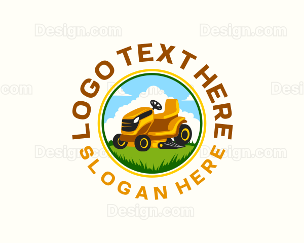 Lawn Mower Garden Logo