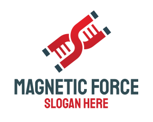 DNA Strand Magnets logo design