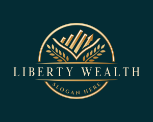 Wealth Trading Arrow logo design