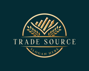 Wealth Trading Arrow logo design
