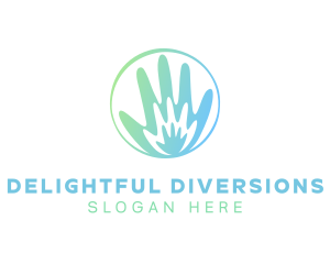 Helping Hand Organization logo design