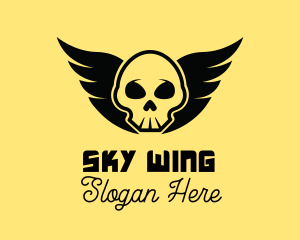 Winged Skull Pirate logo