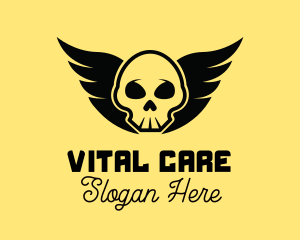 Winged Skull Pirate logo