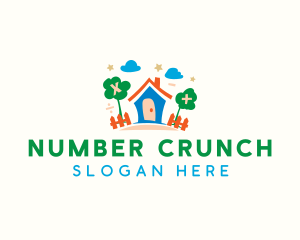 Kindergarten Preschool Math logo design