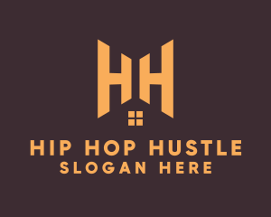 Double H House  logo design