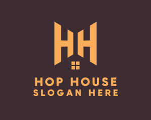 Double H House  logo design