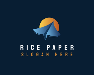 Paper Plane Logistics logo design