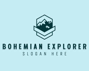 Mountain Climbing Explorer logo design