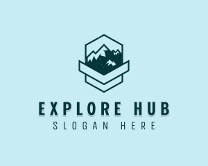 Mountain Climbing Explorer logo design