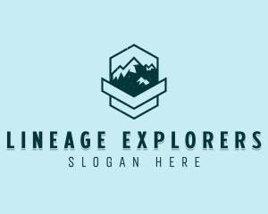 Mountain Climbing Explorer logo design