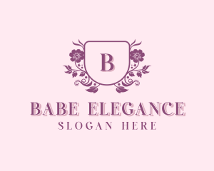 Stylish Wedding Flower Arrangement logo design